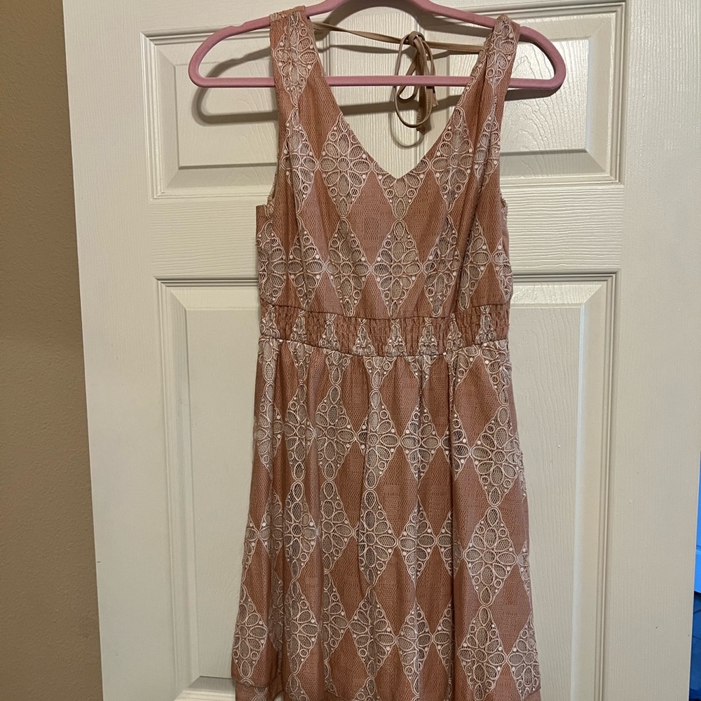 Nude Lace Dress